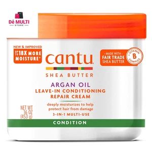 Crema reparadora acondicionadora sin enjuague con aceite de argán, 16 OZ - Imagen 1 de 9