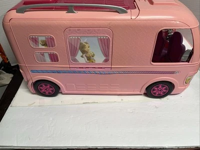 Casa rodante Mattel Barbie juego expandible rosa de ensueño cámper autobús autocaravana furgoneta Foto 1 de 4