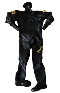 Traje seco de goma Viking Protech talla 0 pequeño S técnico comercial buceo - Imagen 1 de 14