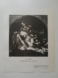 Clipping Ritaglio Illustrazione La Pietà - Annibale Caracci - Picture 1 of 1