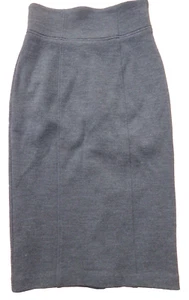 L K BENNETT Grey Wool Pencil Skirt £179 - UK 6 - NEW - Picture 1 of 7