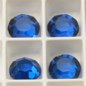 Lot (15) 8.2mm ss39 Austrian D.S vintage blue spinel round Sapphire stones - Picture 1 of 3