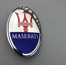 For Maserati Ghibli GT Auto Front Hood Emblem Sticker Decal Badge Blue Car
