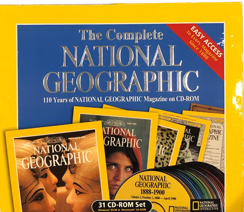 National Geographic Magazine 110 Years 31 CD-ROM Set  - Image 1 of 4