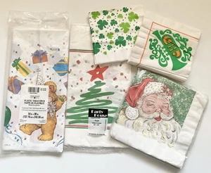 Lote De Colección Papel de Navidad Suministros de Fiesta Serpientes Navidad St. Pattys - Imagen 1 de 14