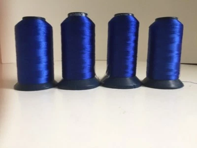 Robinson-Anton Textile Co. Rayon 40wt Embroidery Thread 2835 JAMIE BLUE 5500m - Image 1 of 2
