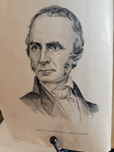"Poems By John Greenleaf Whittier" copyright 1895 Volume 1 *Very Rare* Copy.   - Picture 1 of 20