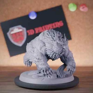 Miniatura Monstruo Bosque Mazmorras y Dragones Forma Búho Nevado Mini DnD 5e - Imagen 1 de 8