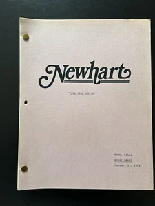 Script Original Newhart 1984 Kirk Ties One On Final Draft Bob Newhart - Picture 1 of 3