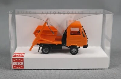 BUSCH 42232 (H0,1:87) Multicar M26 mit Absetzkipper, Orange - NEU 2024! - Bild 1 von 4