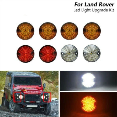 Complete LED Light Lamp Upgrade Kit For Land Rover Defender 90-16 90/110 83-90 - Image 1 of 4
