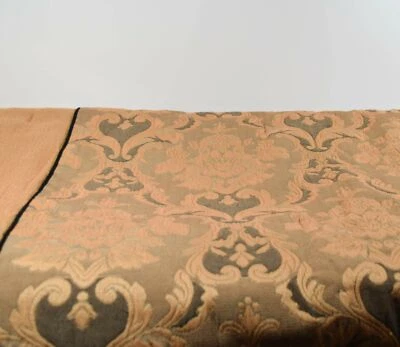 Edredón Waterford Algodón Dorado Elaborado Rollo Cuerda Negra Recortada Talla King Foto 1 de 4