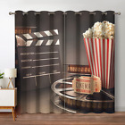 Movie Theater Blackout Curtains Movie Theater Decor for Home Bedroom Living Room