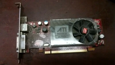 Dell ATI Radeon HD 3450 256MB PCI-E x16 DMS-59 S-Video Graphics Card X398D - Image 1 of 3
