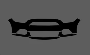 Fits Ford Mustang 15-18 Front Bumper CLEAR Stone Chip Paint Protection Film Set - Picture 1 of 3