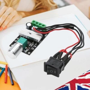 6V 12V 24V 3A PWM DC Motordrehzahlregler Vorwärts High Power Rückwärts /W Schalter - Bild 1 von 5