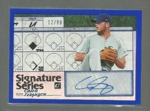 2019 Donruss Signature Series Blue #24 Caleb Ferguson 12/99 (ref 65755) - Picture 1 of 1