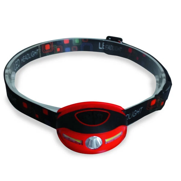 Lámpara Frontal Da Cabeza Head Lámpara Antorcha Luz 2 LED 1 UV Batería - Imagen 1 de 1