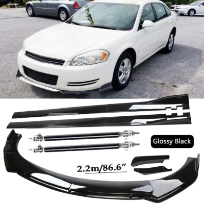 Front Bumper Spoiler Body Kit /Side Skirt/Stru For Chevrolet Impala 2007-2020 Foto 1 de 4