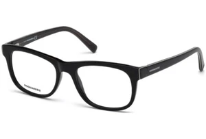 DSQUARED2 DQ5217 001 Black Plastic Optical Eyeglasses Frame 52-18-140 DQ 5217 RX - Picture 1 of 2