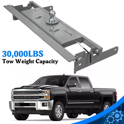 For GMC Sierra Chevy Silverado 2500 3500 HD 2016-2019 Gooseneck Hitch 5th Wheel - Image 1 of 4