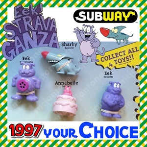 Subway 1997 EEK! STRAVAGANZA Fuchs Kinder EEK die Katze CARTOON Sharky IHR Spielzeug WAHL - Bild 1 von 23