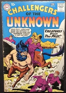 Challengers of the Unknown #13  VG+  Creatures from the Past !  Silver Age Book - Picture 1 of 3