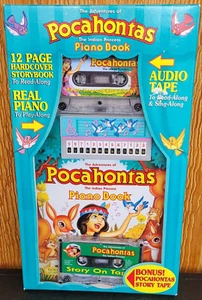 Pocahontas The Indian Princess Set Piano Book Audio Cassette Tape Unopened - Picture 1 of 14