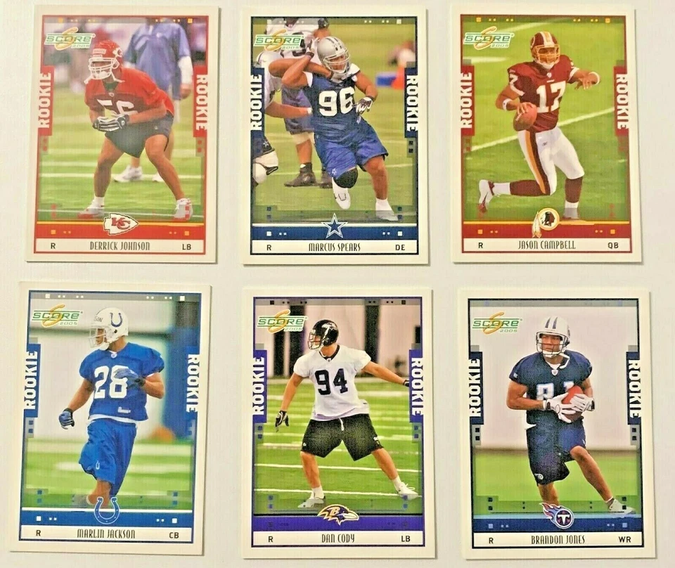 2005 Score Football Cards You Pick Singles -- Complete Your Set - Image 1 of 1