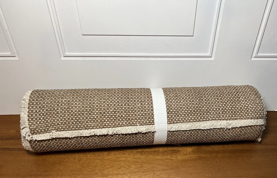 Pottery Barn Mason Cotton Fringe Table Runner 18”x108” Amber - Image 1 of 1