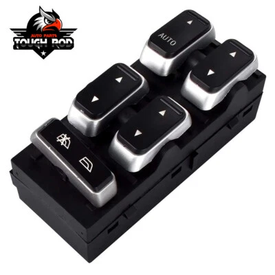 FOR 2003-08 LINCOLN TOWN CAR LEFT DRIVER SIDE MASTER POWER WINDOW CONTROL SWITCH - Image 1 of 4