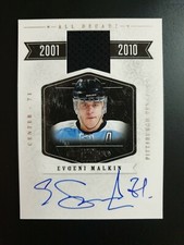 2010-11 Dominion All Decade Jerseys Autographs #EM Evgeni Malkin #48/50