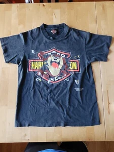 Camiseta de colección 1991 Tasmanian Devil Taz Harley-Davidson Looney Tunes para hombre M - Imagen 1 de 16