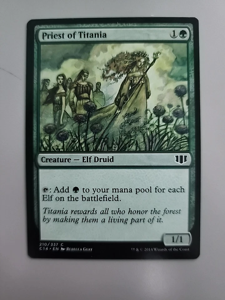 MTG Priest of Titania Commander 2014 210/337 Regular Common - Image 1 of 1
