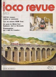 LOCO REVUE N°450 VOITURES OCEM TRAM/ GARES VENDEUVRE - JORT EN NORMANDIE / 1-040 - Imagen 1 de 2