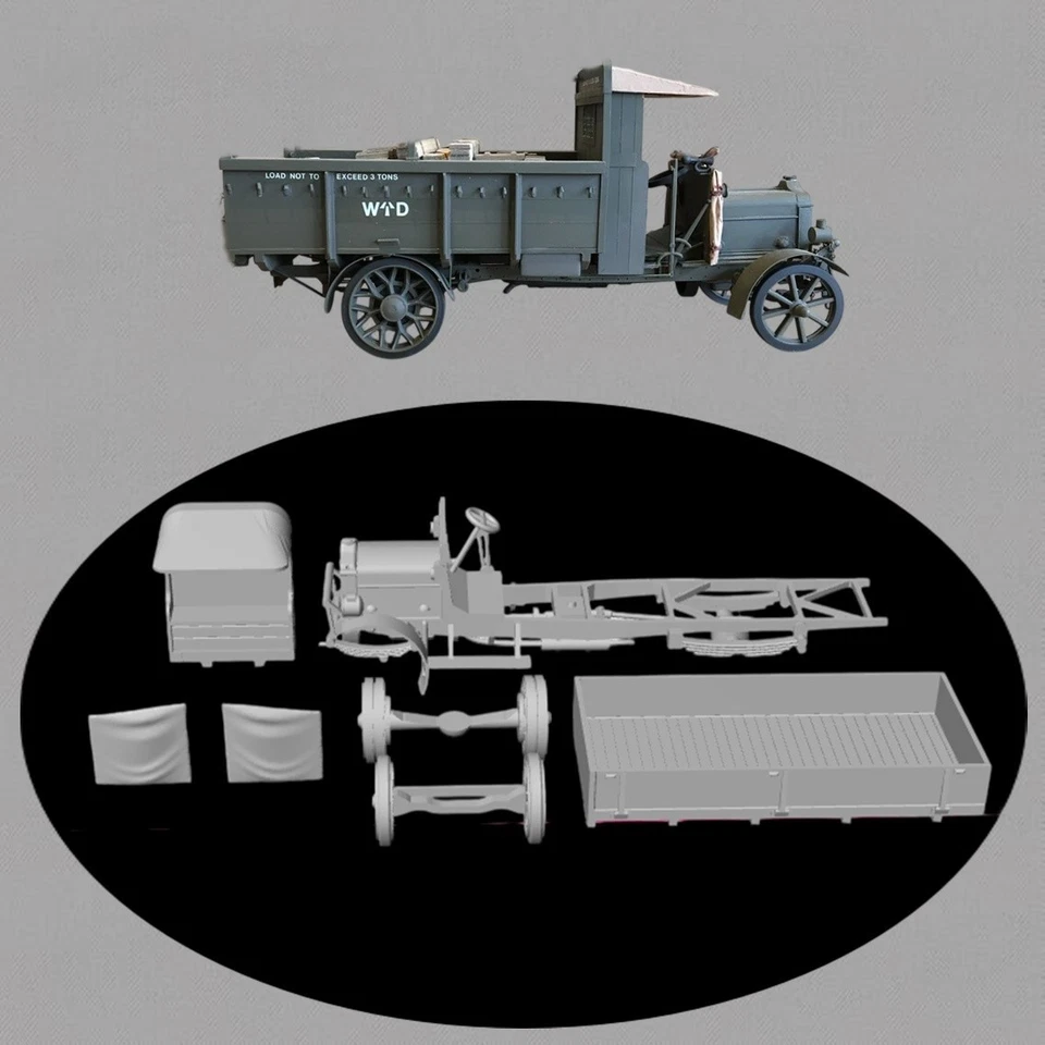 Kit maqueta para montar y pintar - Vehículo militar . AEC Type Y 3T  - 1/72 - Immagine 1 di 1