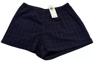 NWT $45 POLO RALPH LAUREN Navy Designer Blue Flower Youth Shorts Size 12 - Picture 1 of 7