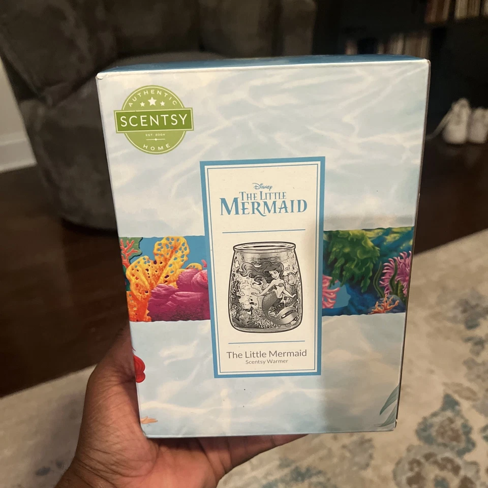Calentador Scentsy Disney La Sirenita Nuevo Calentador de Cera Retirado Foto 1 de 4