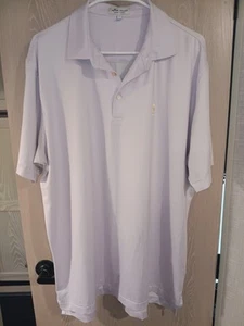 PETER MILLAR Summer Comfort Polo Golf Shirt Men's L Purple US Open Semple Trophy - Imagen 1 de 9