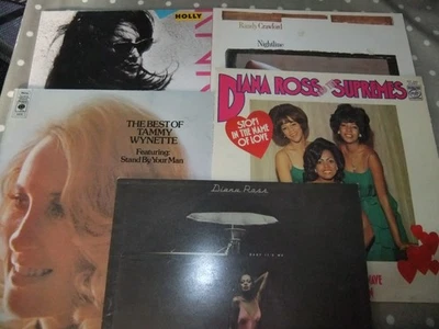 A JOB LOT OF 5 " FEMALE POP ICONIC SINGER`S " EX LP RECORDS - Image 1 of 4