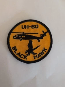 UH-60 Black Hawk helicopter Embroidered Patch  - Picture 1 of 2