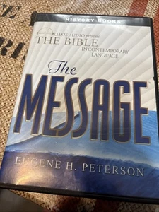 The Message : The Bible in Contemporary Language by Eugene H. Peterson (2005, CD - Imagen 1 de 3