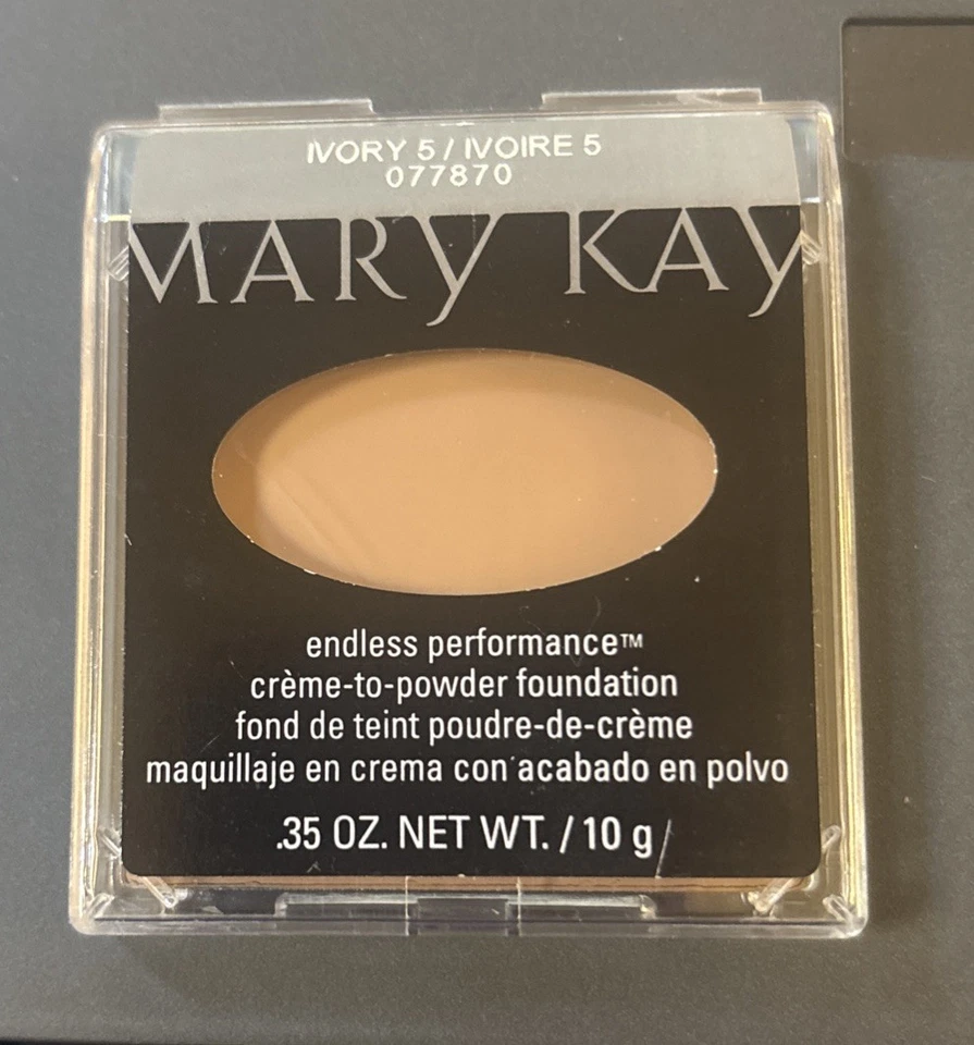 MARY KAY Ivory 5 ENDLESS PERFORMANCE CREME-TO-POWDER FOUNDATION Discontinued - Image 1 of 1