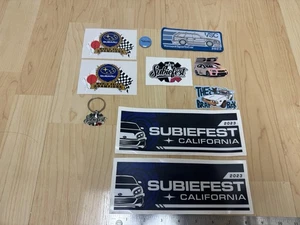 Lote de prendedores de coche deportivo Subaru Fest pegatinas llavero parche raro Brat Vermont Subie - Imagen 1 de 7