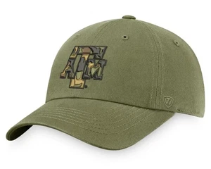 Texas A&M Aggies OHT Camo Patch Hat Top of the World Army Green NWT NCAA - Picture 1 of 4