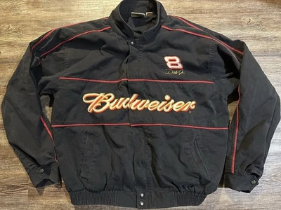 Vintage Dale Earnhardt Jr. Size XL Winners Circle Racing Jacket Black Nascar 8 - Image 1 of 4