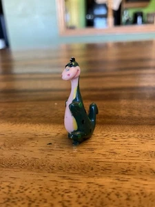 Flintstones Dino Figure by Marx Tinykins 1960s Cereal Toy RARE - Bild 1 von 8