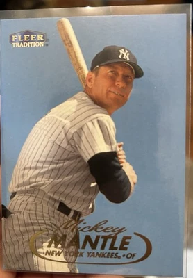 1998 Fleer Tradition National Promos #NC1 Mickey Mantle New York Yankees /5000 - Image 1 of 2
