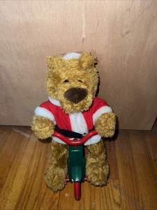 Avon 1997 Musicale Animato Ciclismo Babbo Natale Orso Triciclo Suona 12 Canzoni - Foto 1 di 4