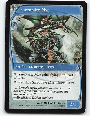 Sarcomite Myr #56, Future Sight, Magic the Gathering card - Image 1 of 2